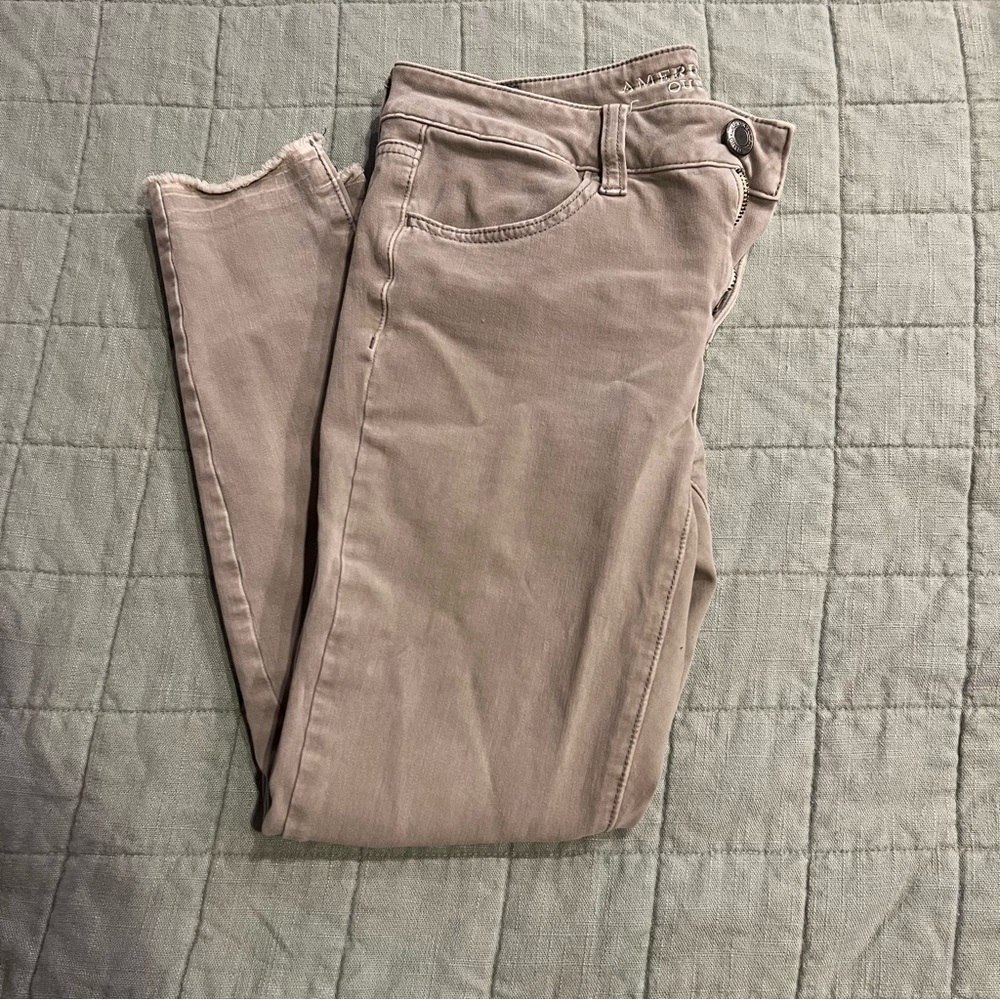 Gray American Eagle jeans